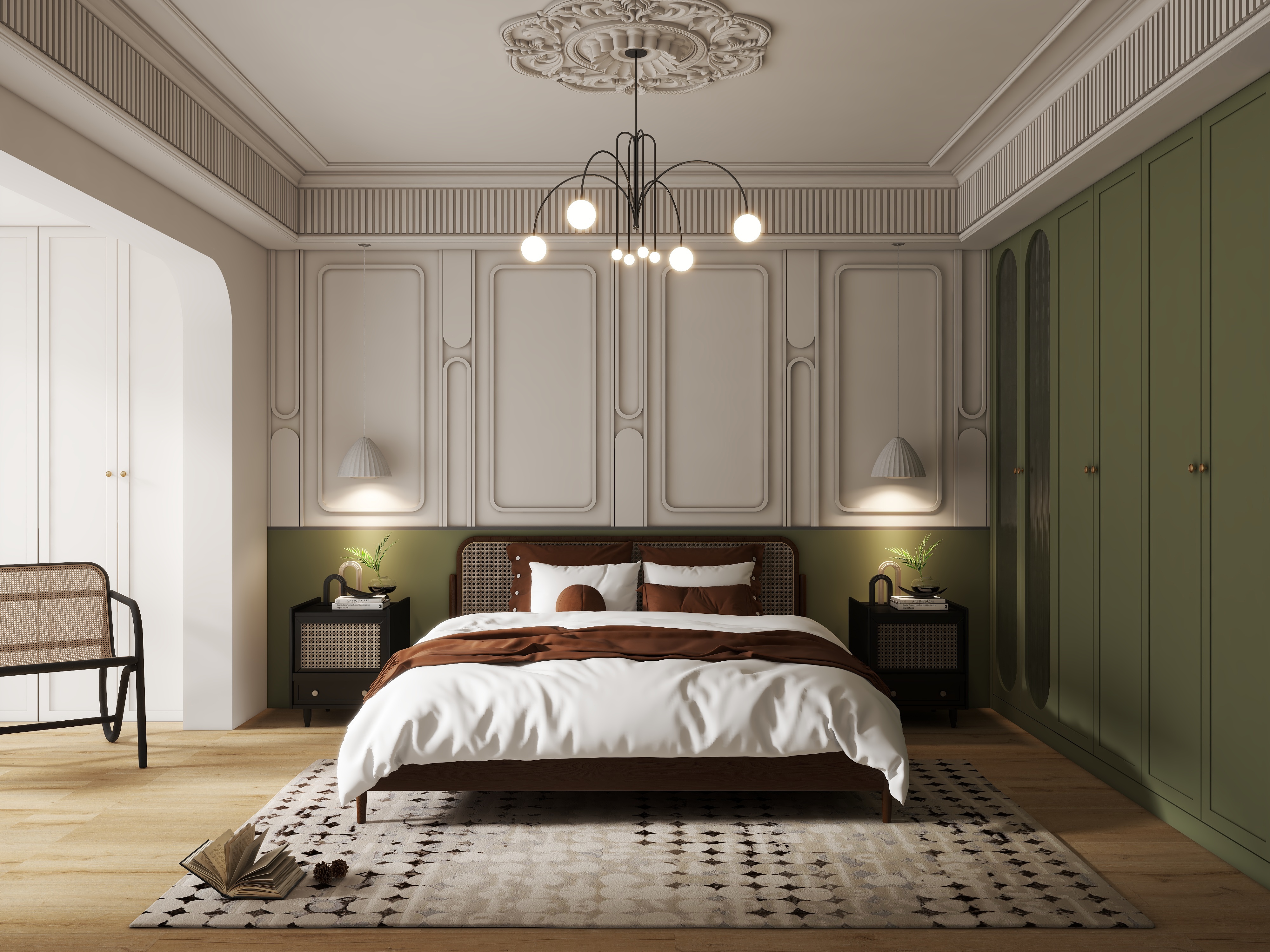 Design-居冠-法式卧室-装修设计方案