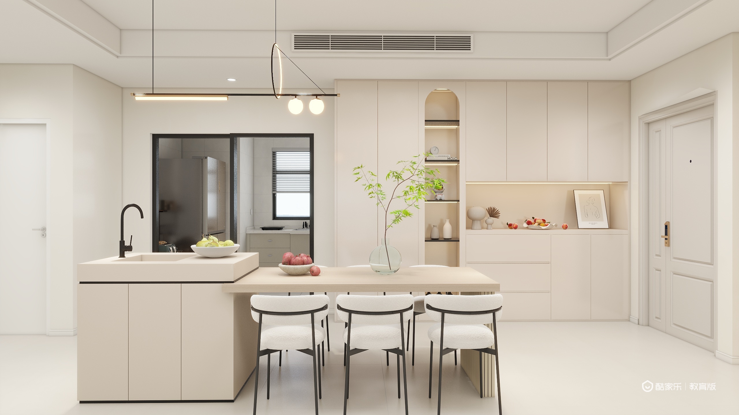 undefined-佳兆业玖珑山奶油风138㎡3室装修效果图