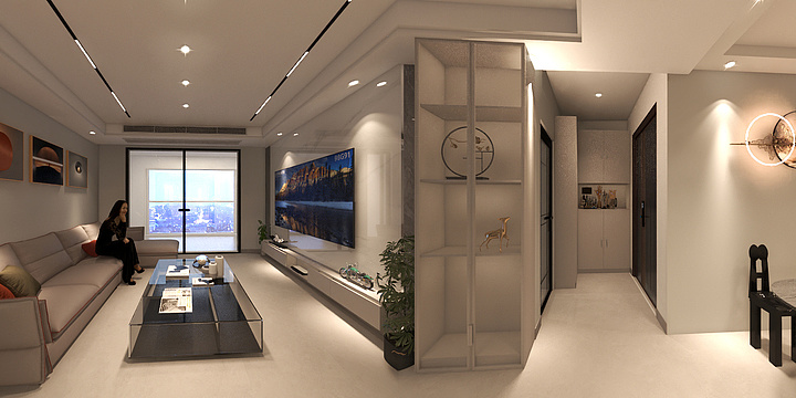 胜强装饰公司-现代风格-副本-装修设计方案