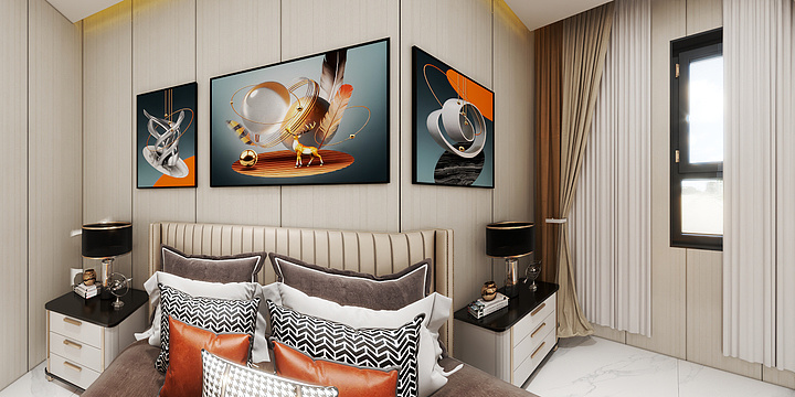 孤独的四叶草-孙总松北家-装修设计方案