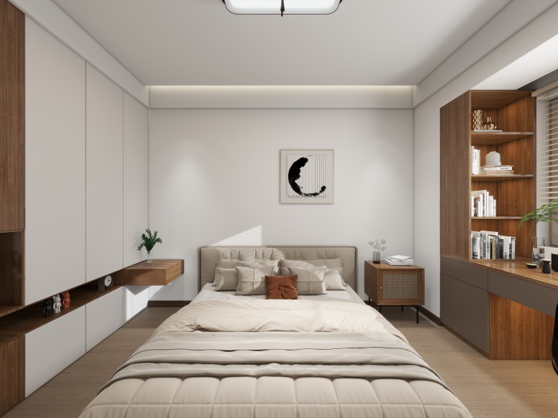 Minimalist Grey & White Bedroom Ideas