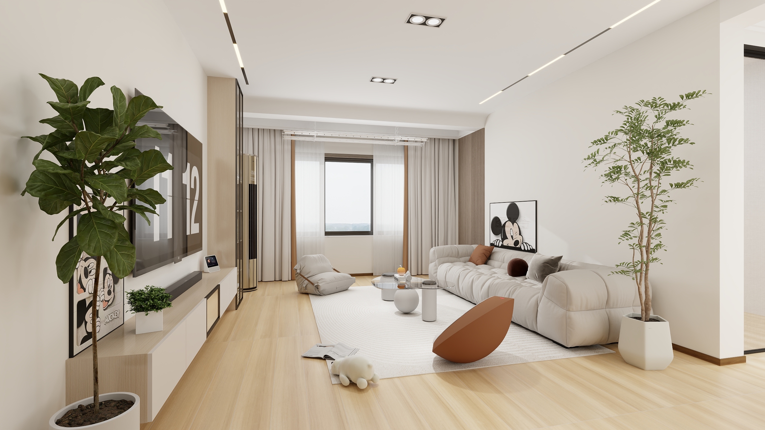 Jim设计-建国门户型-装修设计方案