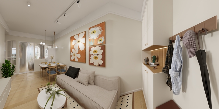 TX_DESIGN-奶油原木套一-装修设计方案