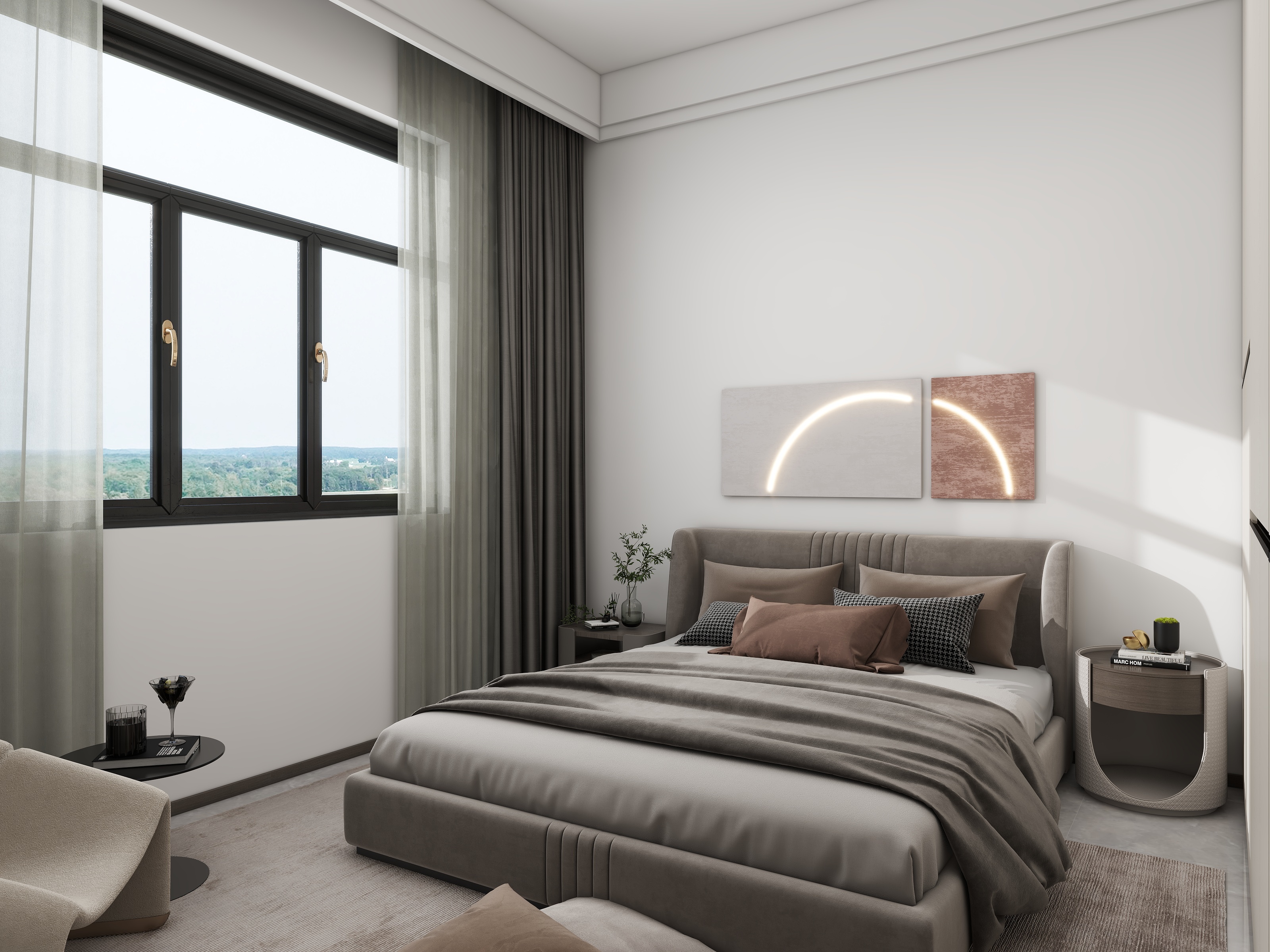 宅艺全案设计工作室-自建别墅-现代轻奢-副本-装修设计方案