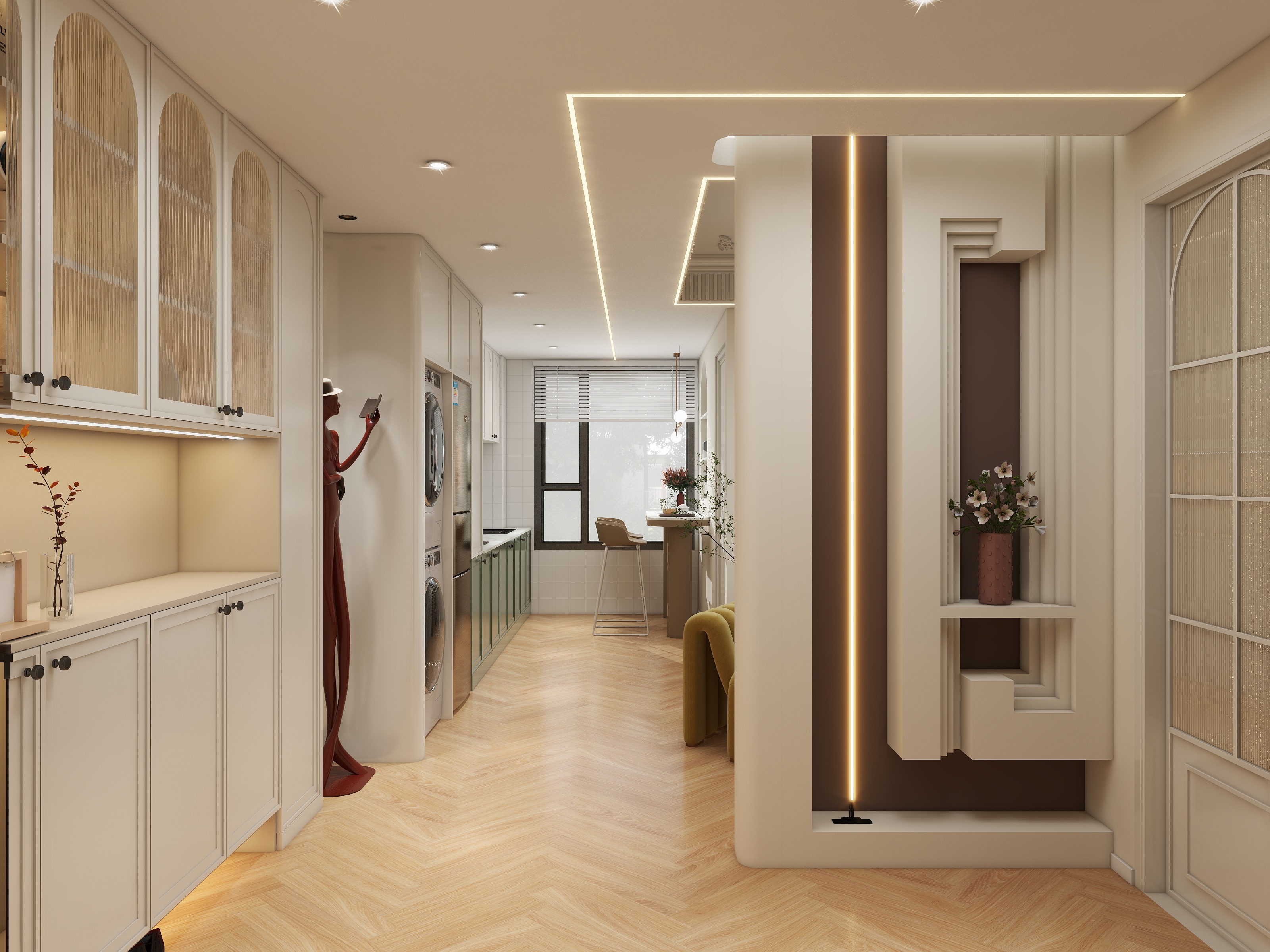 知秋意-A户型酒店公寓-装修设计方案