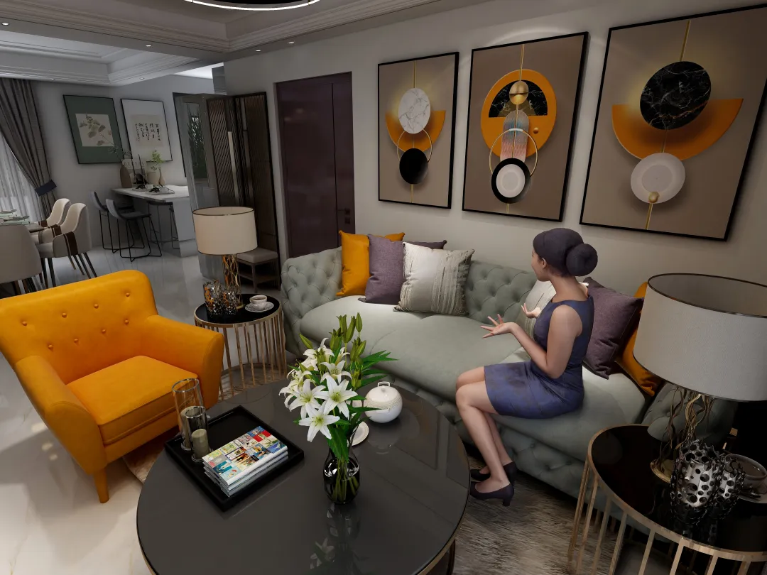 veniadad3的装修设计方案:living room modern 