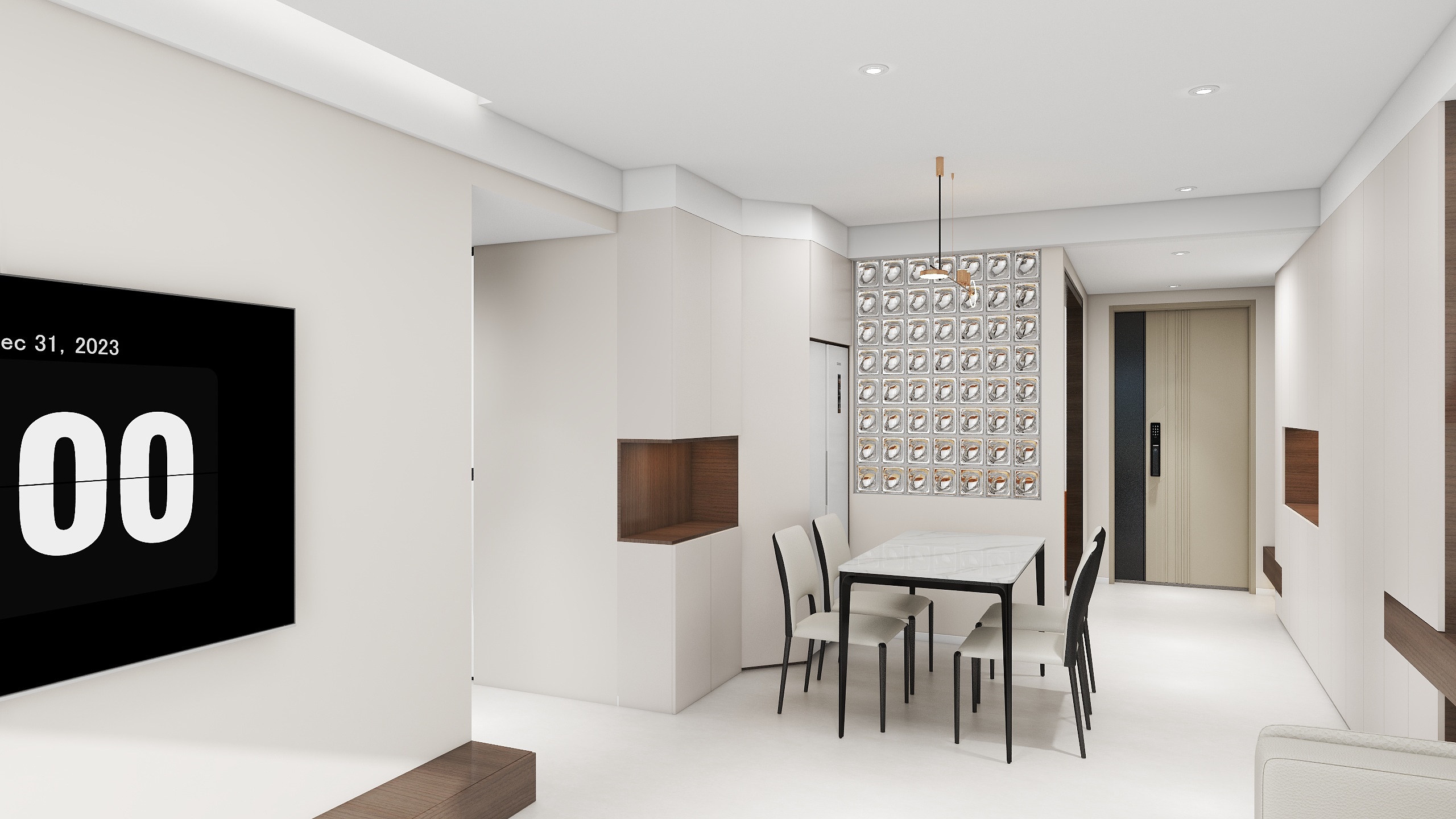 商丘橄榄枝装饰工程有限公司-橄榄枝装饰-信华城10#23楼1-装修设计方案