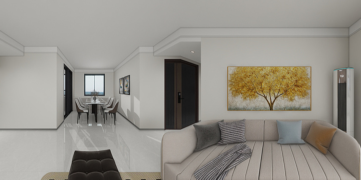 九腾庄经理-荣盛华府130-装修设计方案