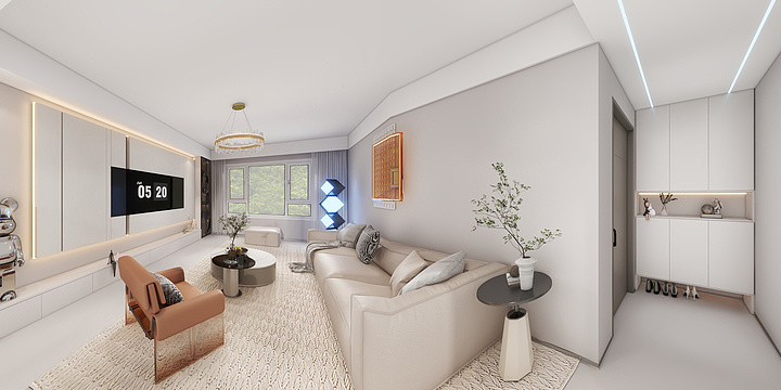 创意空间-高端设计-雍华公馆C区7-2-501-邵冬梅-装修设计方案