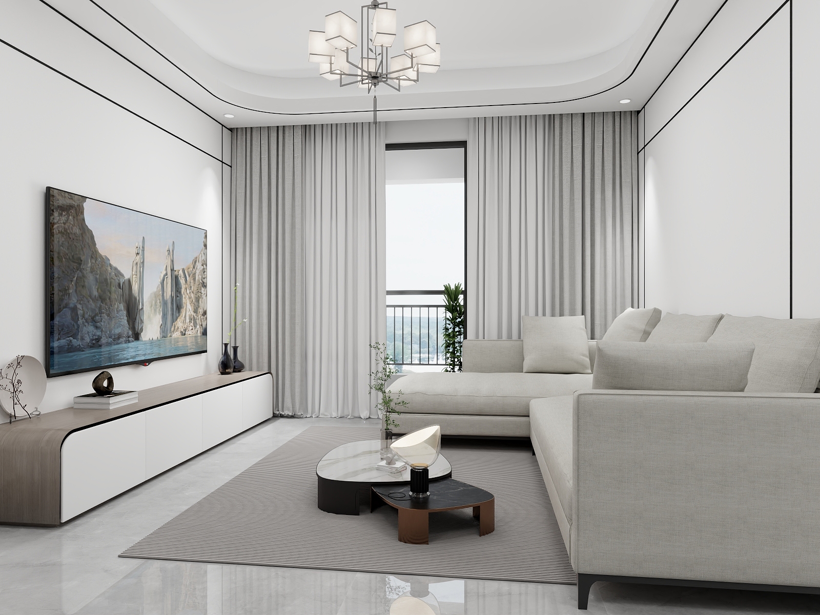 LL室内设计-富力新居-新中式-装修设计方案