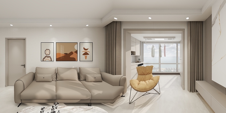 设计师沈霞-卓尼一号1-3-602室闫俊福-装修设计方案