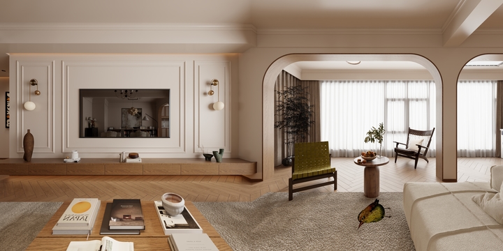 一风效果-0143㎡3室-装修设计方案