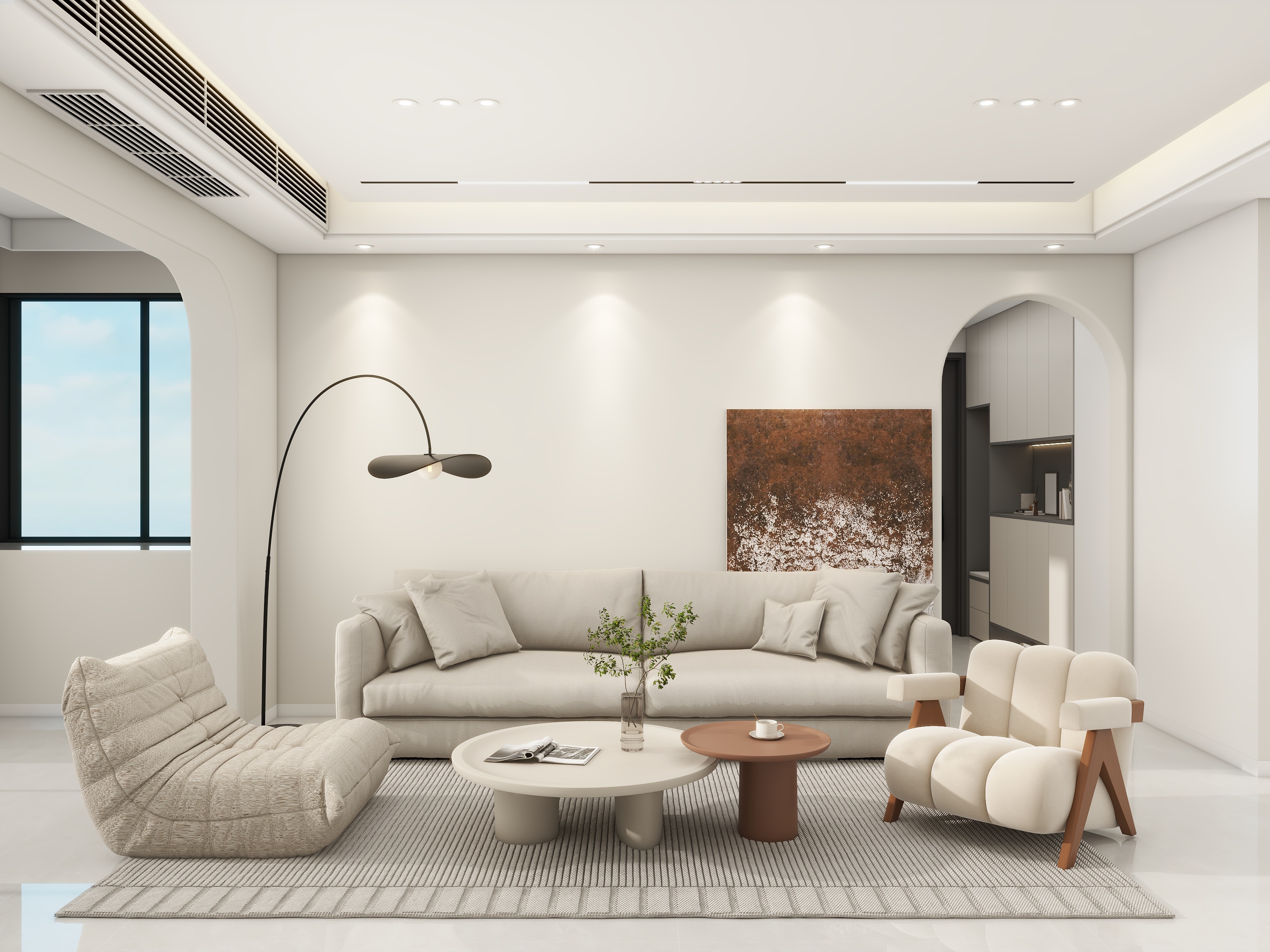 李青越-150平方现代四居室 装修效果图