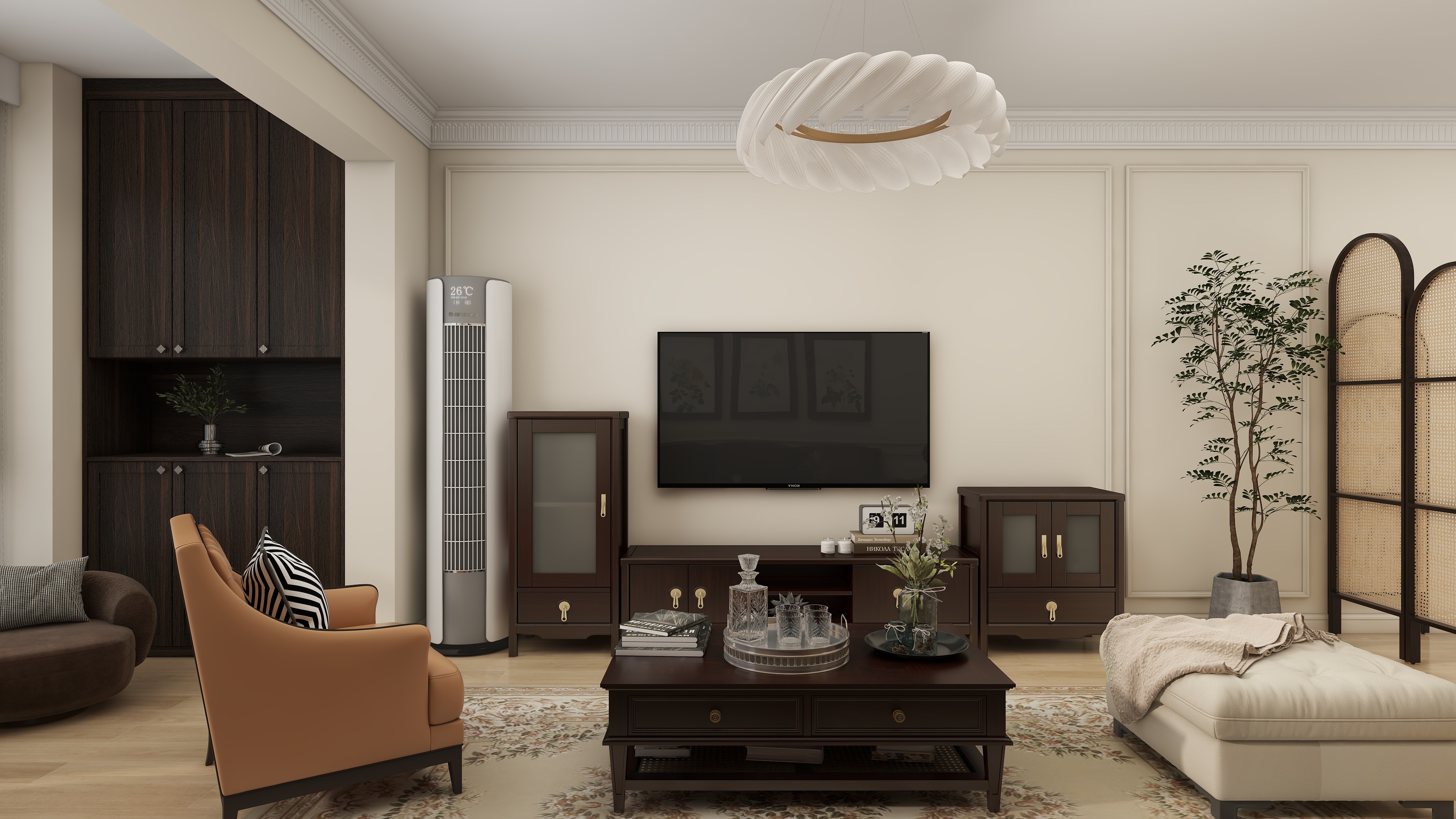 惠州装修找沫竹-惠州  白鹭湖-美式装修效果图