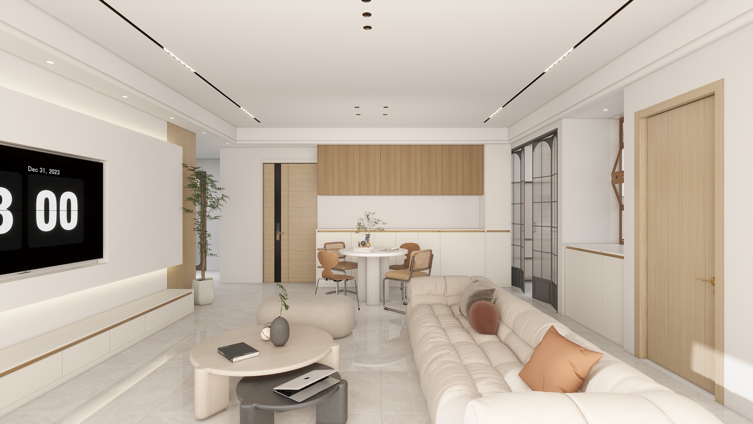 成天乐丨-九颂山河瑞峯现代简约132㎡4室-副本-装修设计方案