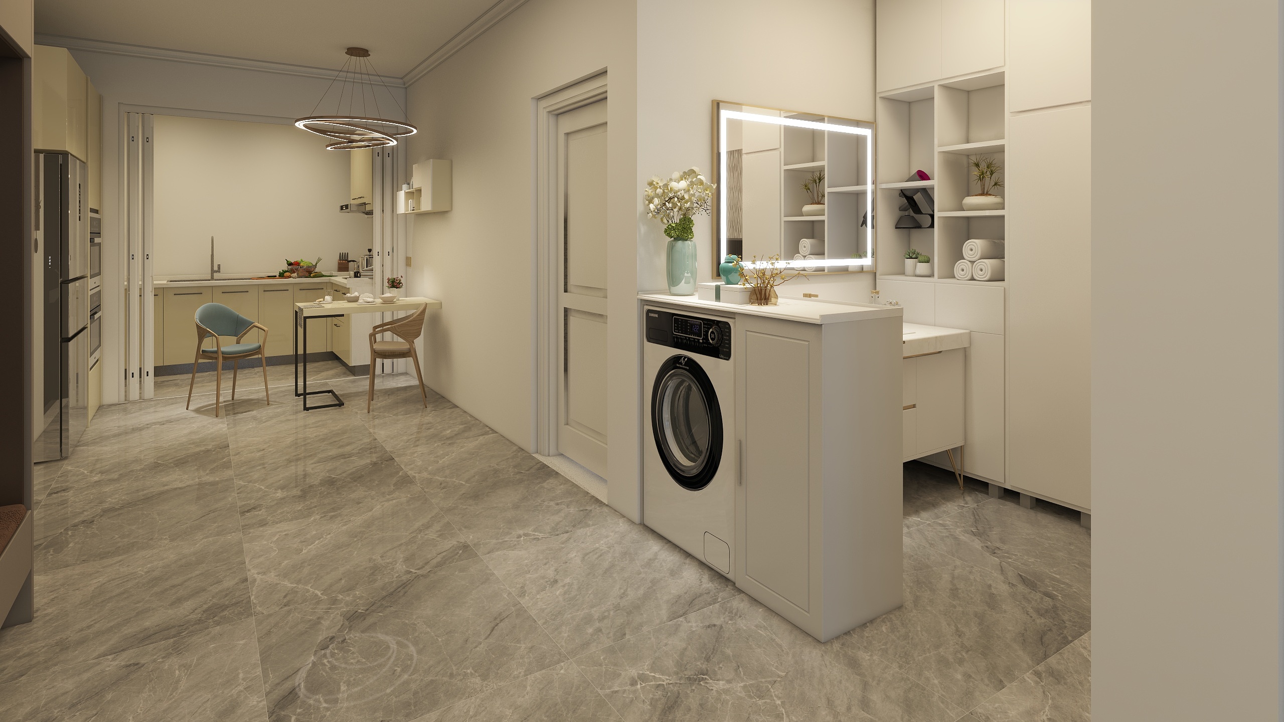 摩羯座家设计师-渭水家园二居-装修设计方案