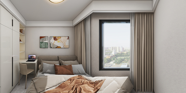 Dcoworker-滨江1号7栋1单元1006-装修设计方案