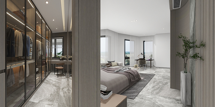 玛格莱卡-保利-君悦湾8栋1401-装修设计方案