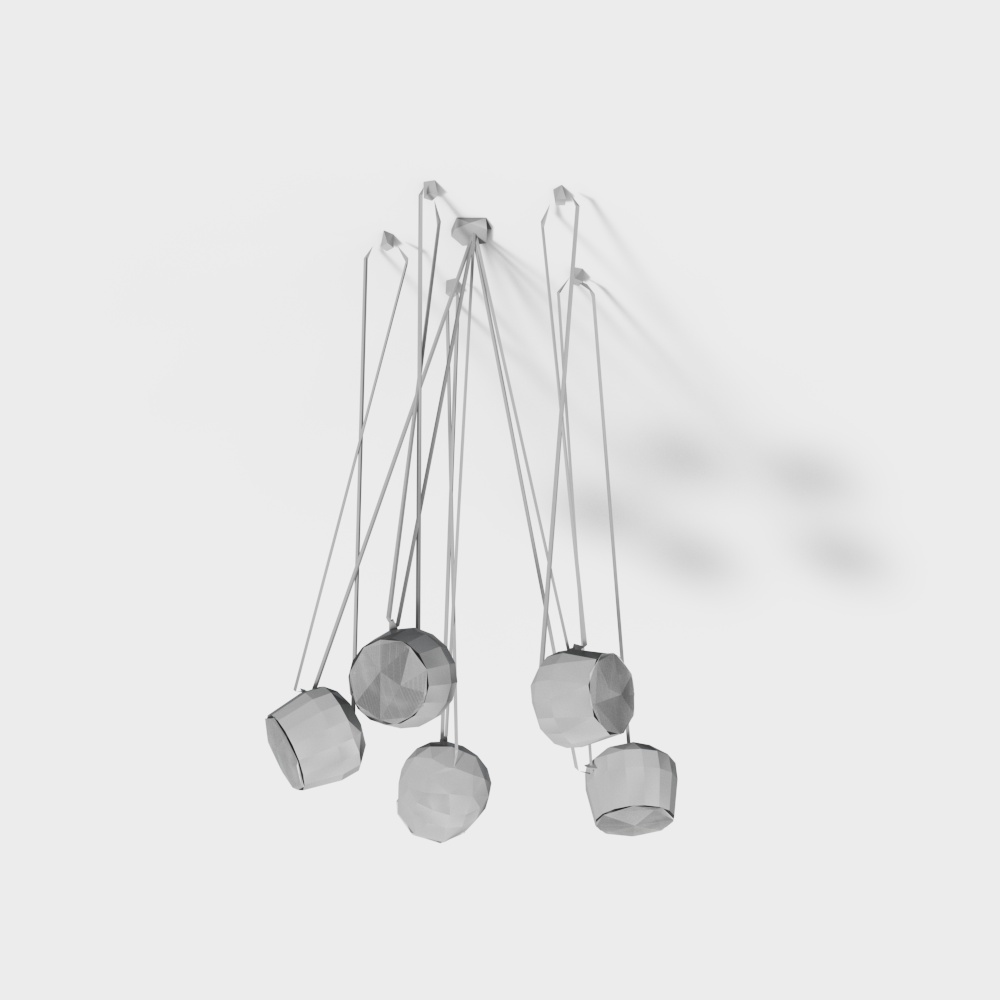 Coalesse-AM8PM8JU_ISO-chandelier3D模型