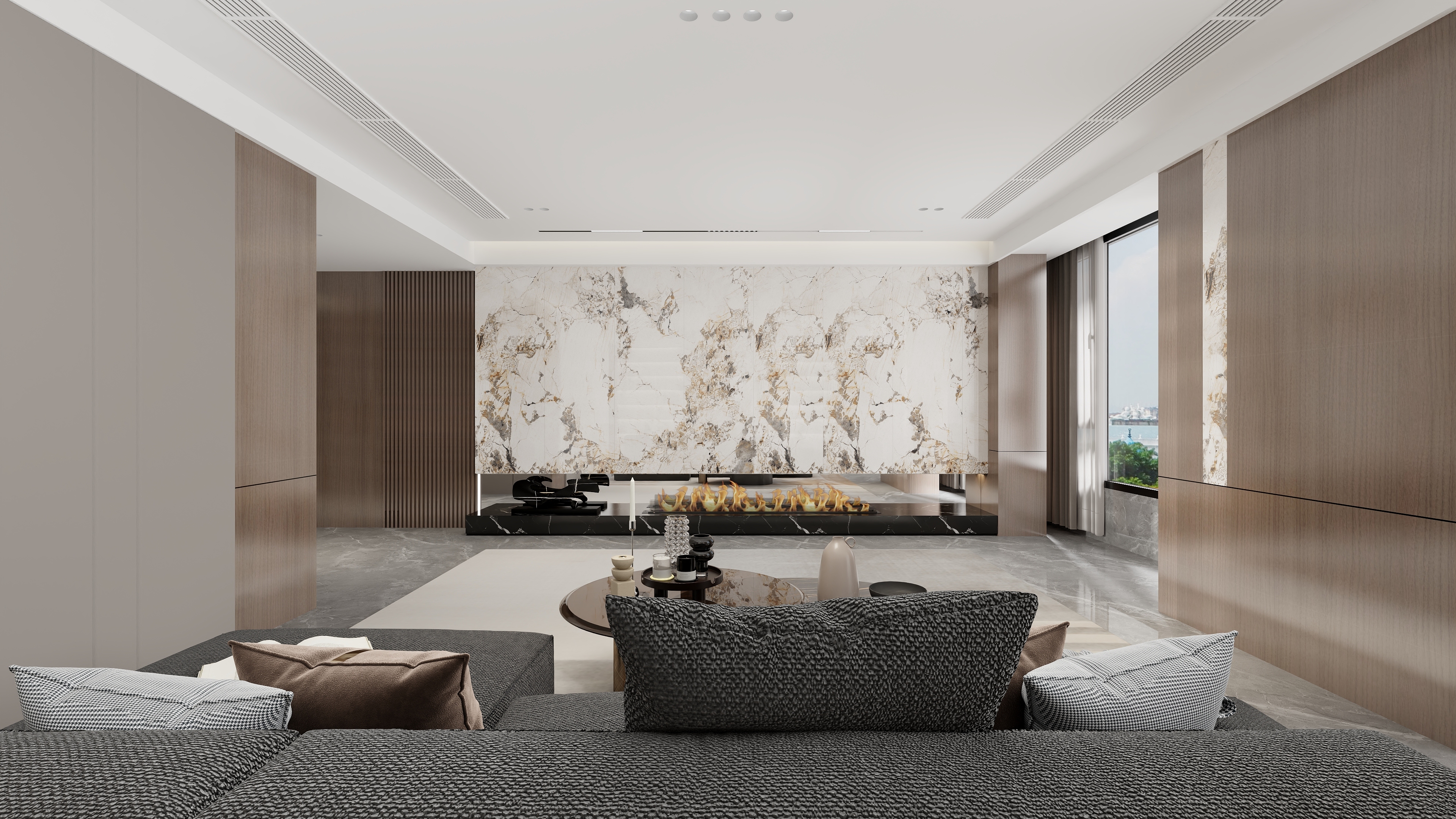 朱晨希-【现代轻奢】复地东湖国际280方四室空间全屋设计-装修设计方案