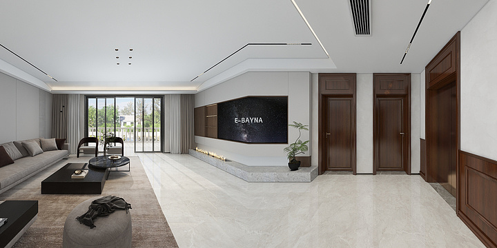 金筑HOME-二里井双拼别墅卧室-装修设计方案