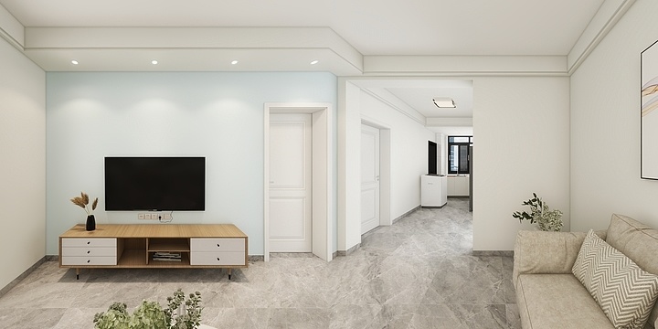 高维普-所乐电厂单位房-装修设计方案