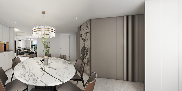 醉梦-设计-客餐厅-装修设计方案