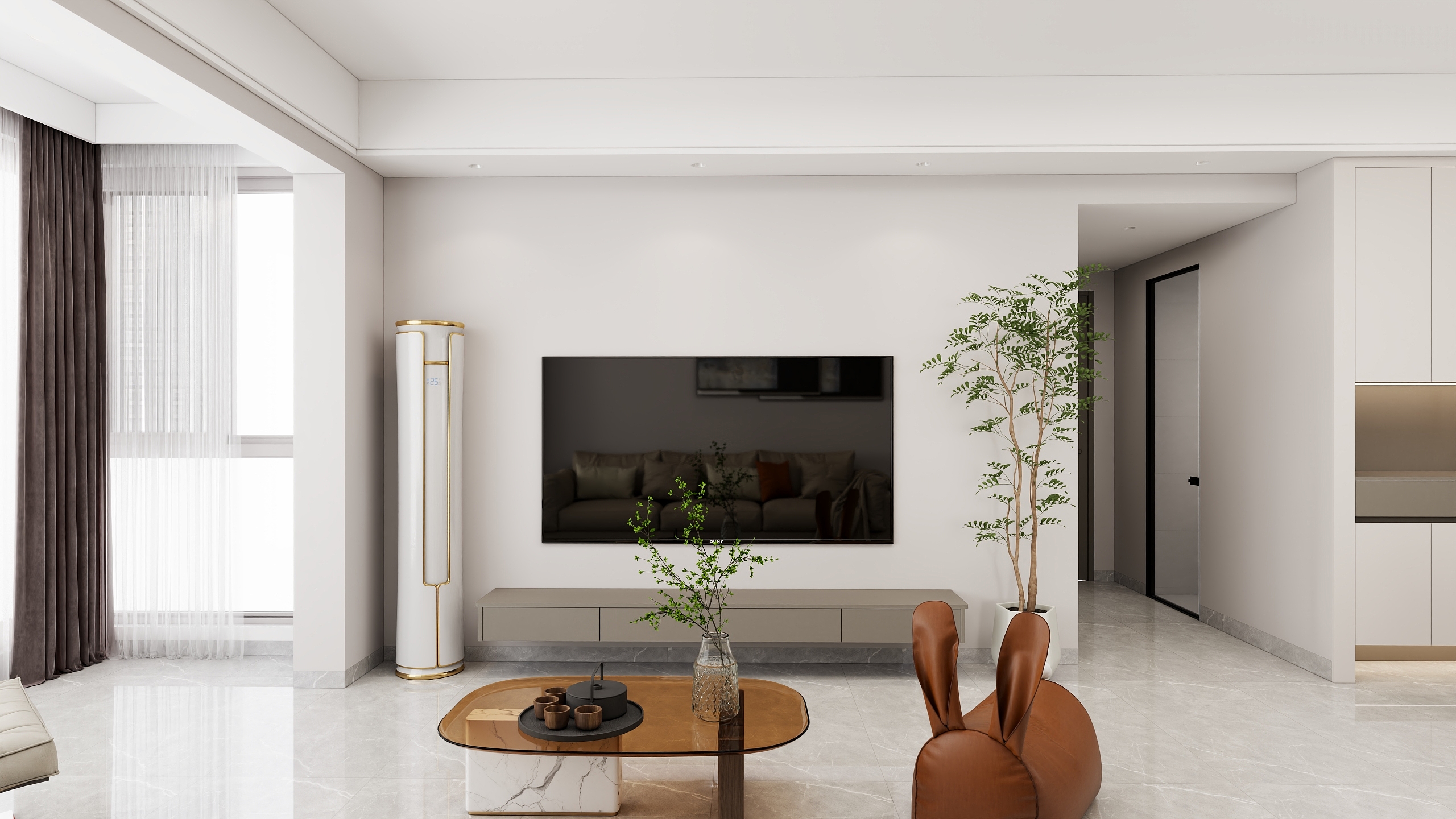 虾米空间-西江悦-简约-装修设计方案