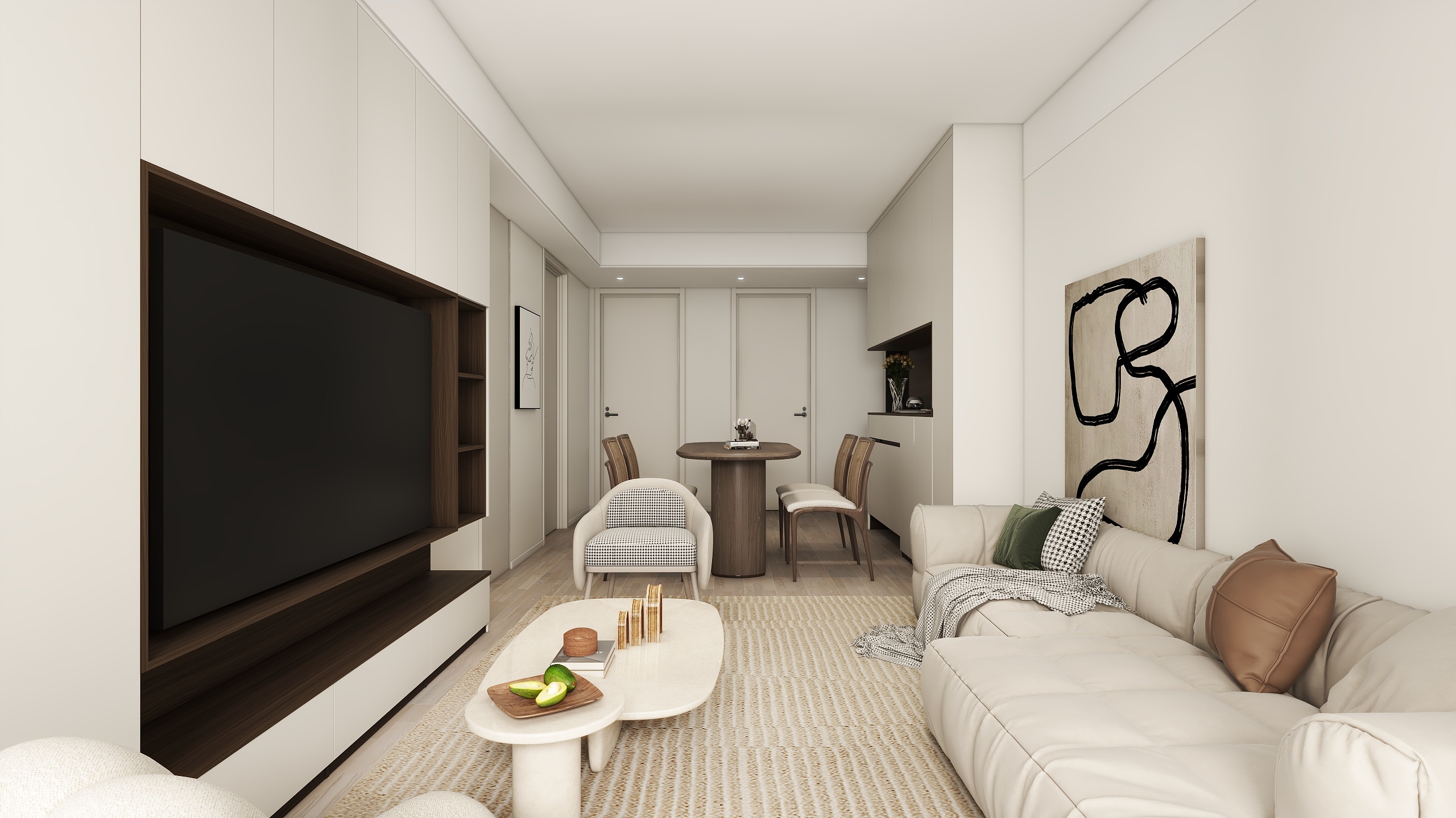 邹楠@上海必竟(SHBJ386)-金地丰盛道A户型 下单图纸王女士-新方案-装修设计方案