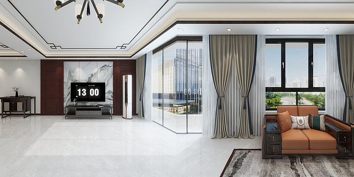 唐县大自然装饰-店头永辉饲料二层-装修设计方案