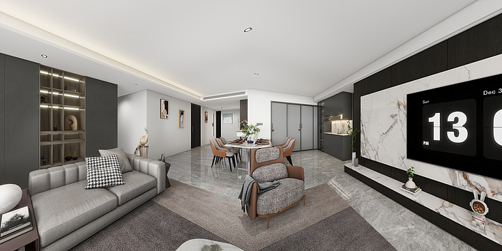 长沙市雨花区汪存峰-红橡春园1-1-装修设计方案