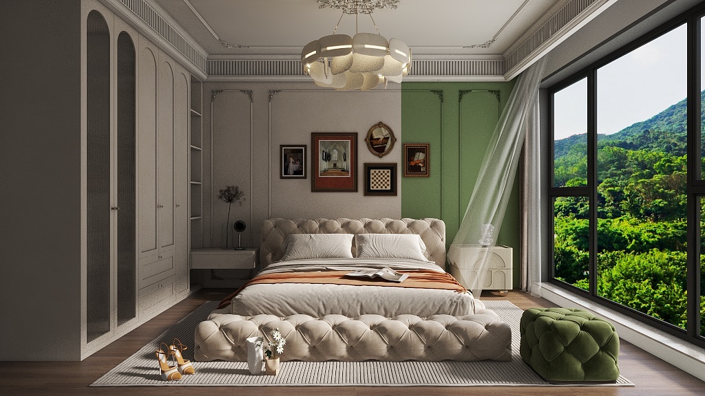 玫瑰与山海-法式卧室10.12-副本-装修设计方案