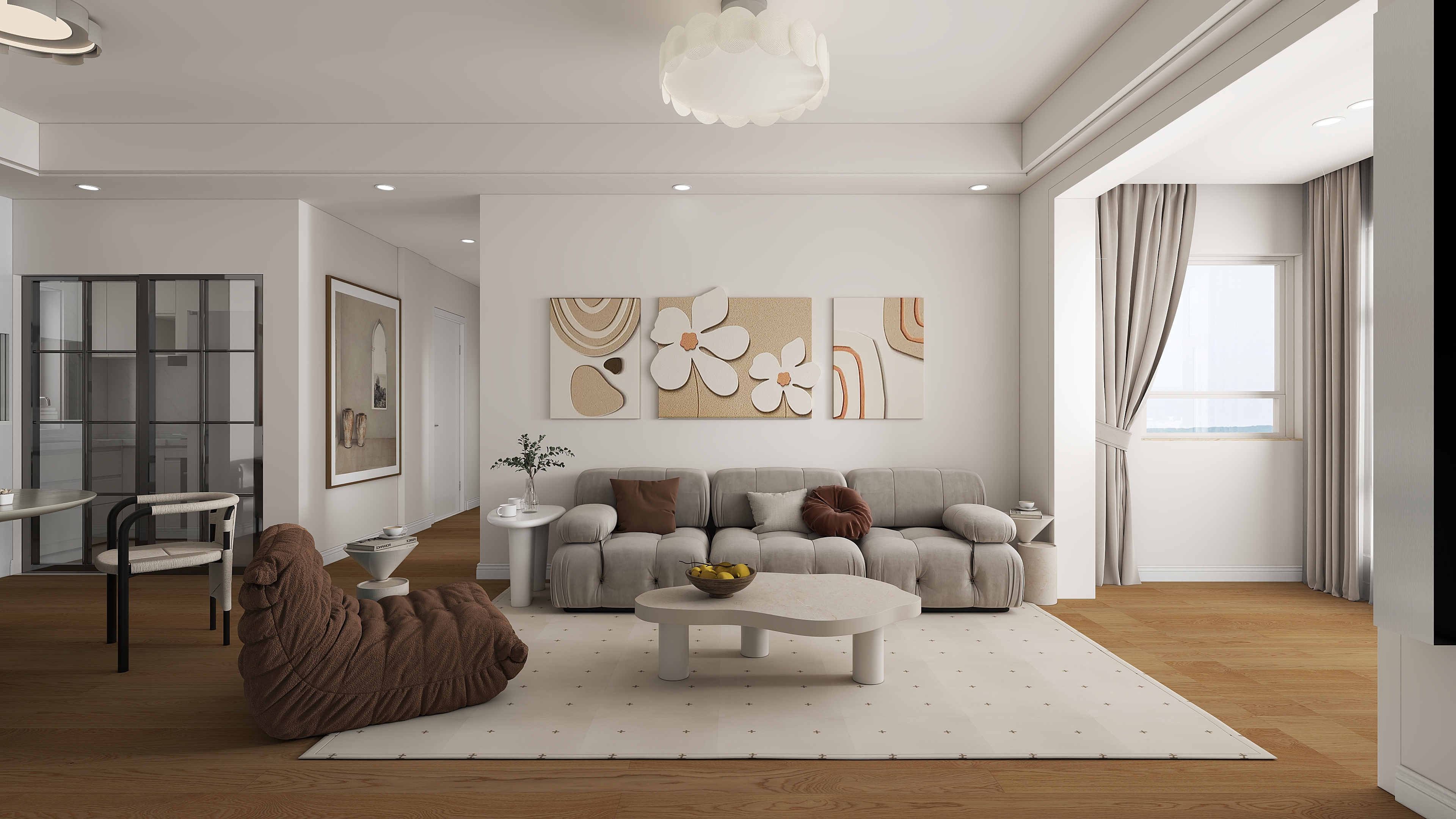 邹凤昊-海德公园81㎡3室-装修设计方案