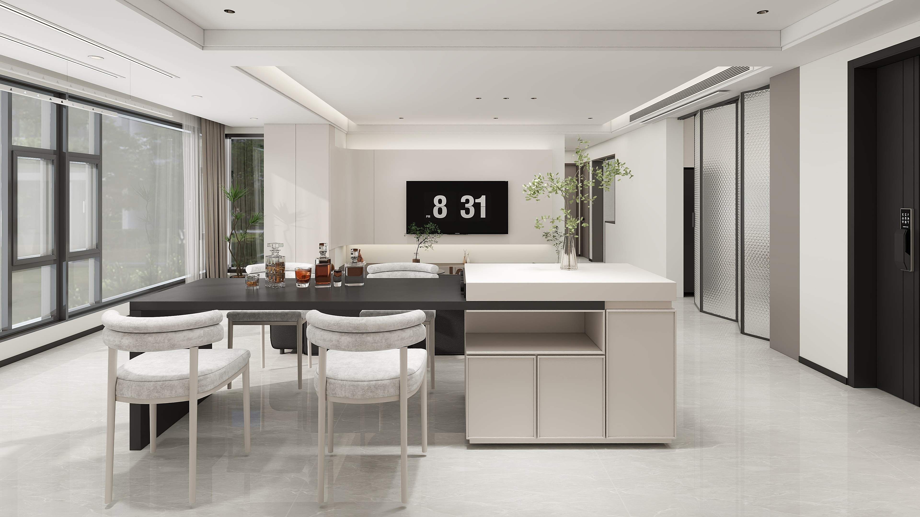 Life5-汴河小镇137㎡3室装修效果图