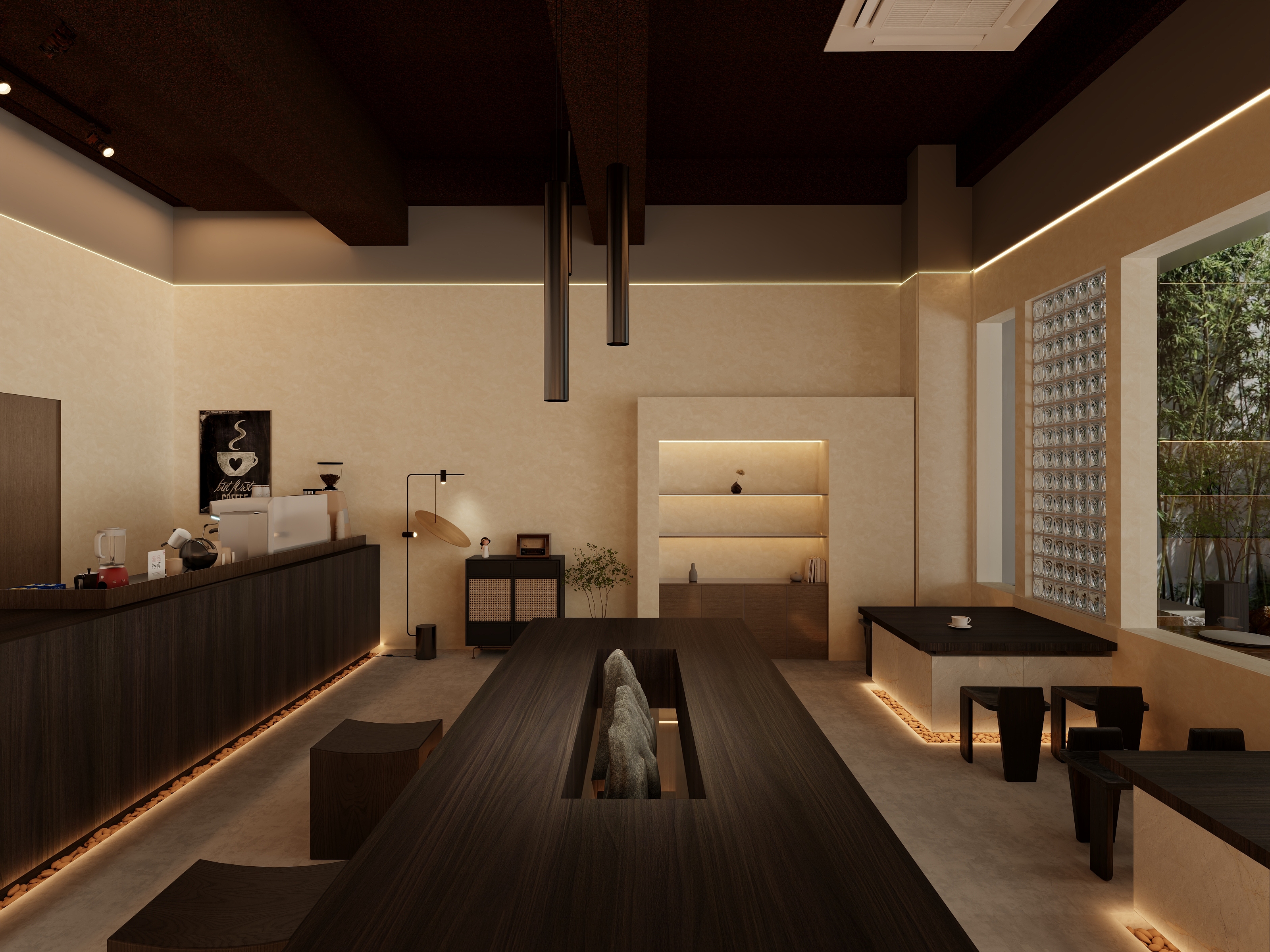 空间设计_dp-复古咖啡店-装修设计方案