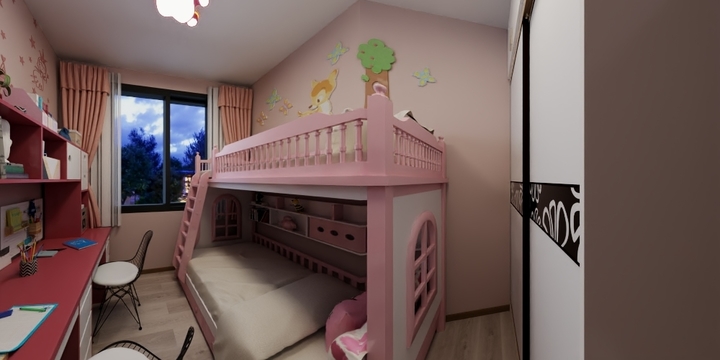 荣之简工作室-儿童房-装修设计方案