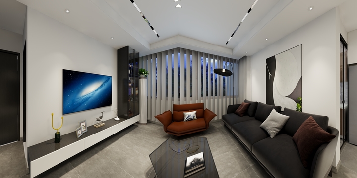 思颖空间设计-阳光白露州5-406-装修设计方案