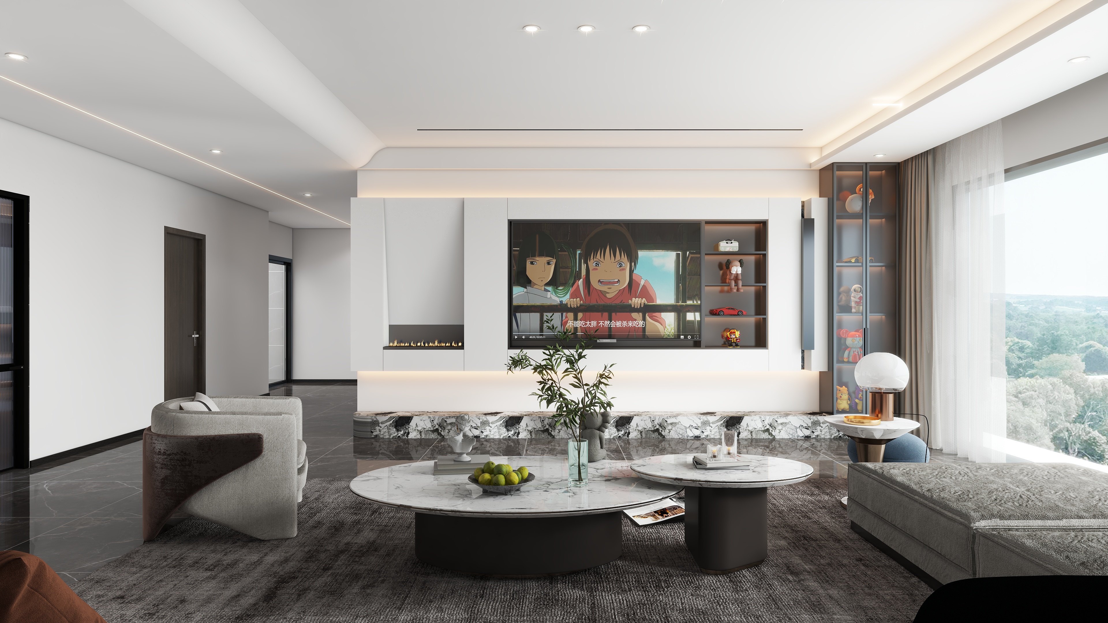 努力画图的小许-闲林山水现代简约161㎡3室-装修设计方案