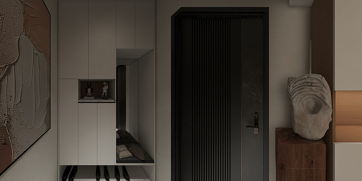 设计师崔晶晶-袁女士文慧园效果图-装修设计方案