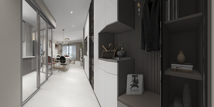 古子画-现代简约-装修设计方案