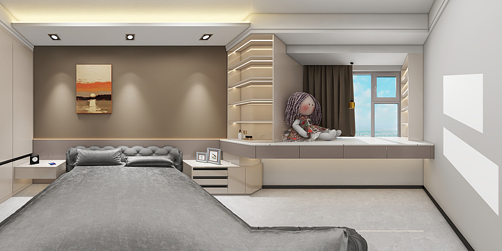 东平美家美户装饰-城建4-1-2003-现代-装修设计方案