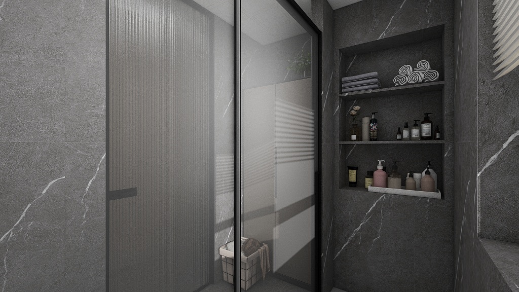 鼓楼川-佳兆业玖珑山现代简约143㎡1室-装修设计方案