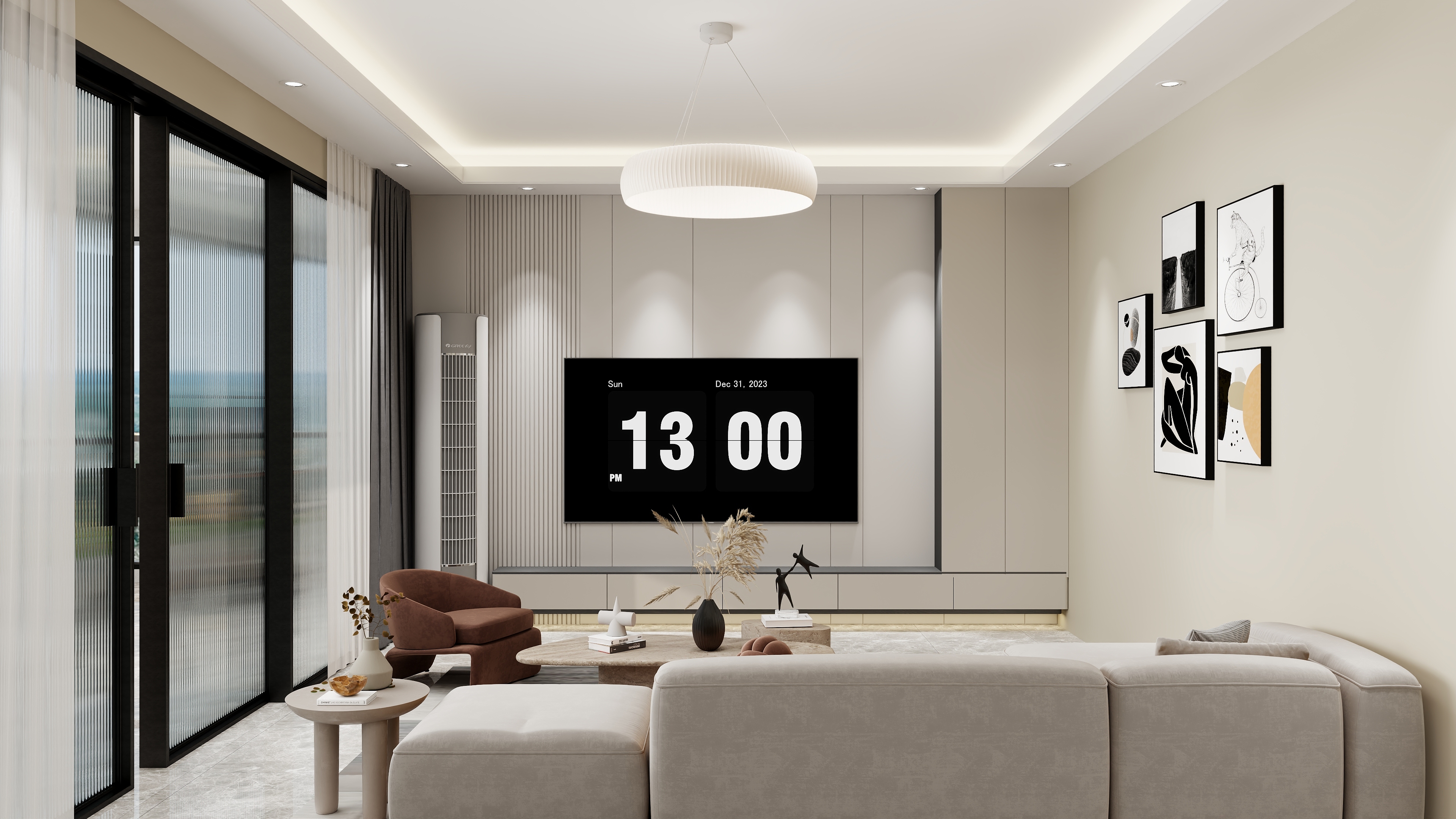 艺雅丽-Fu现代奶油风装修效果图