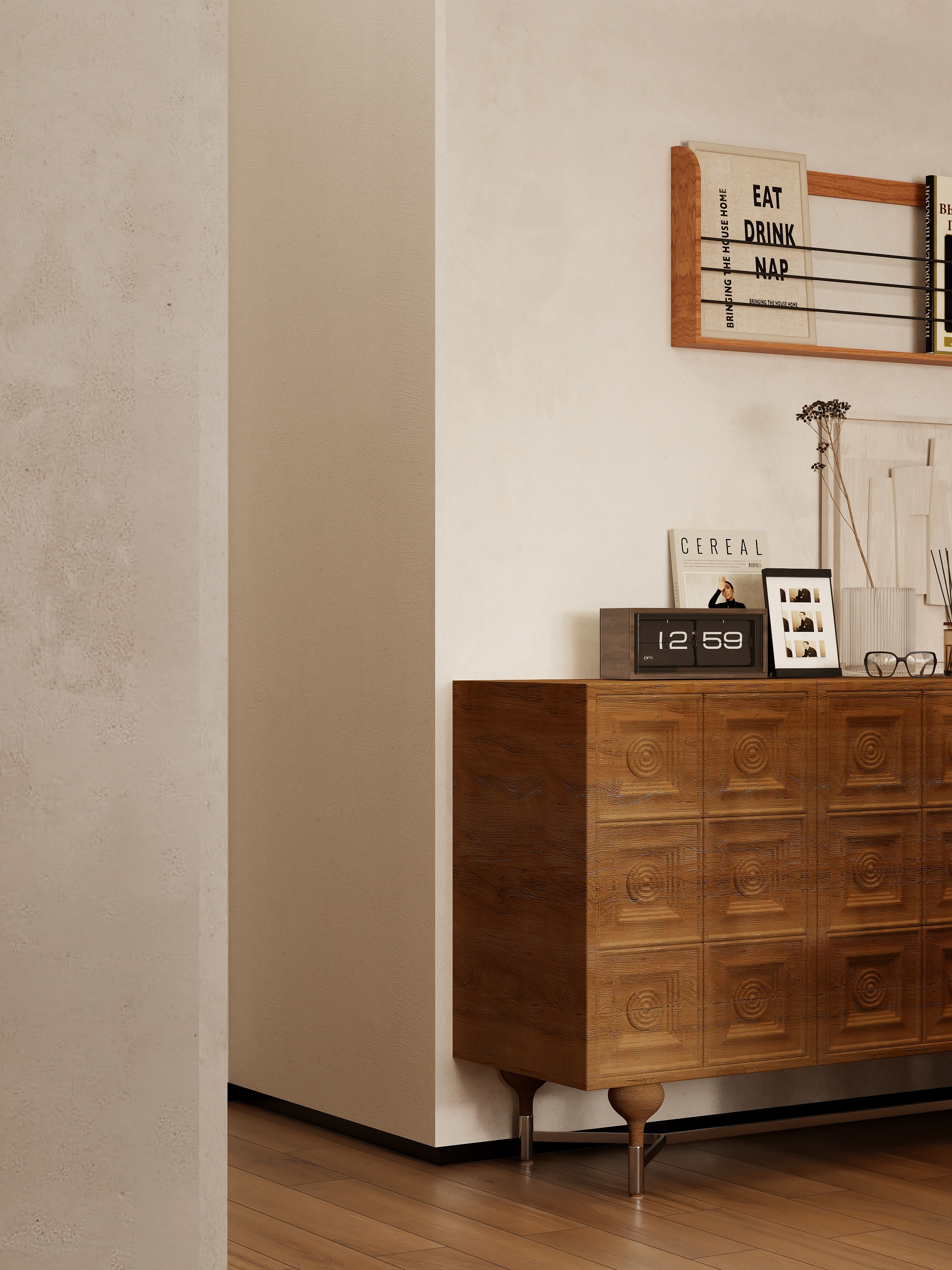 　　-中古风户型案例92㎡装修效果图