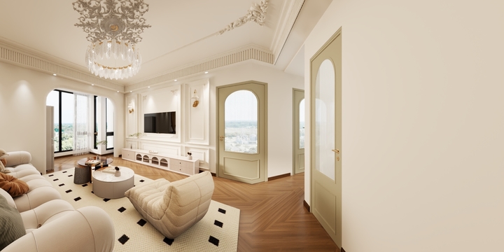 设计师杨hy-法式奶油风-装修设计方案