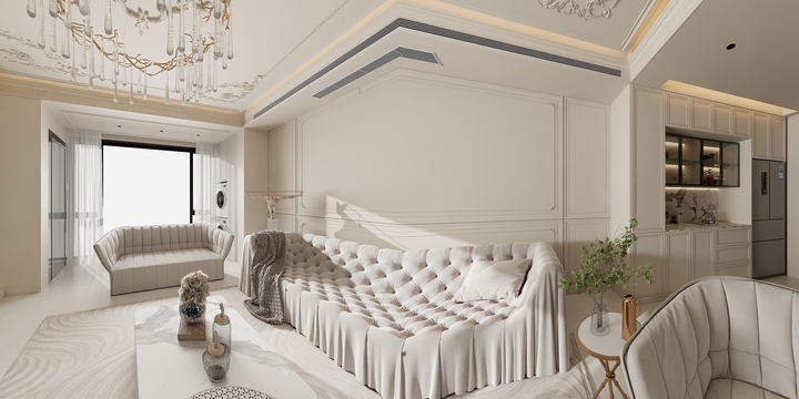 小坤设计-法式轻奢-装修设计方案