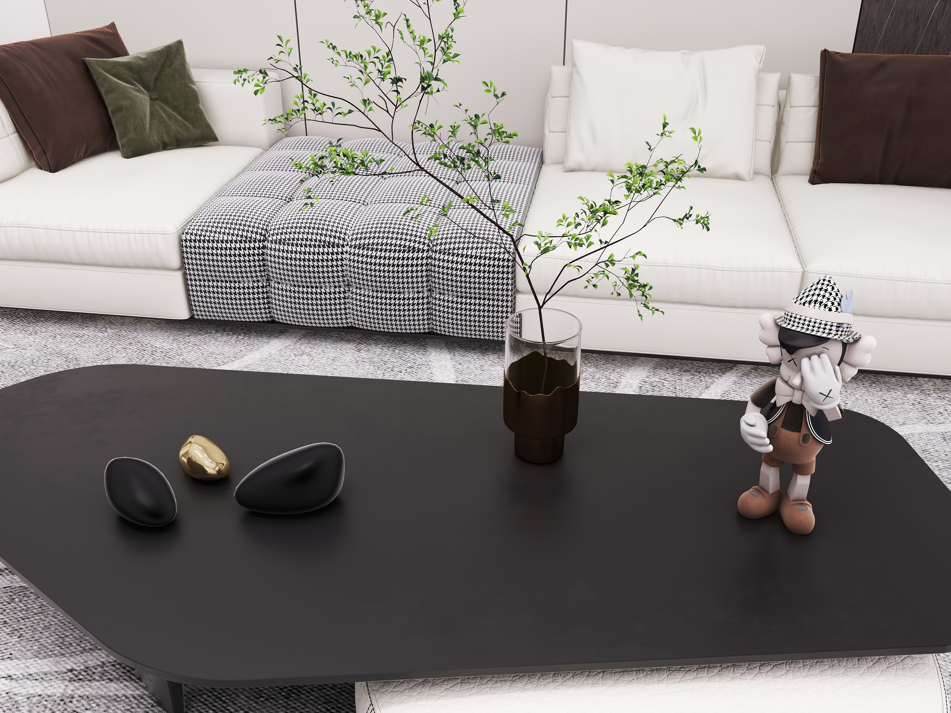 蝉夏John-159㎡4室装修效果图