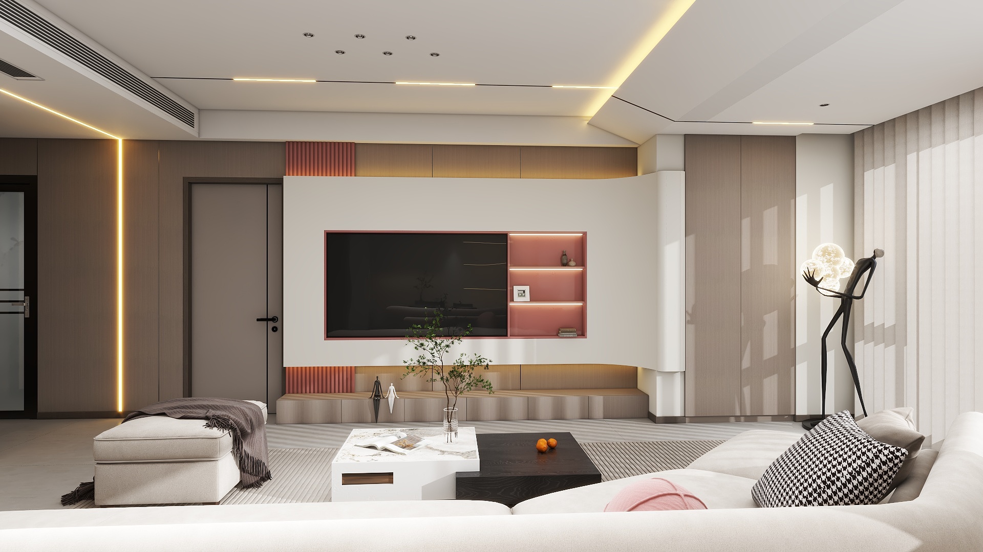 萬少DS-香山美域郑兄-现代简约-装修设计方案