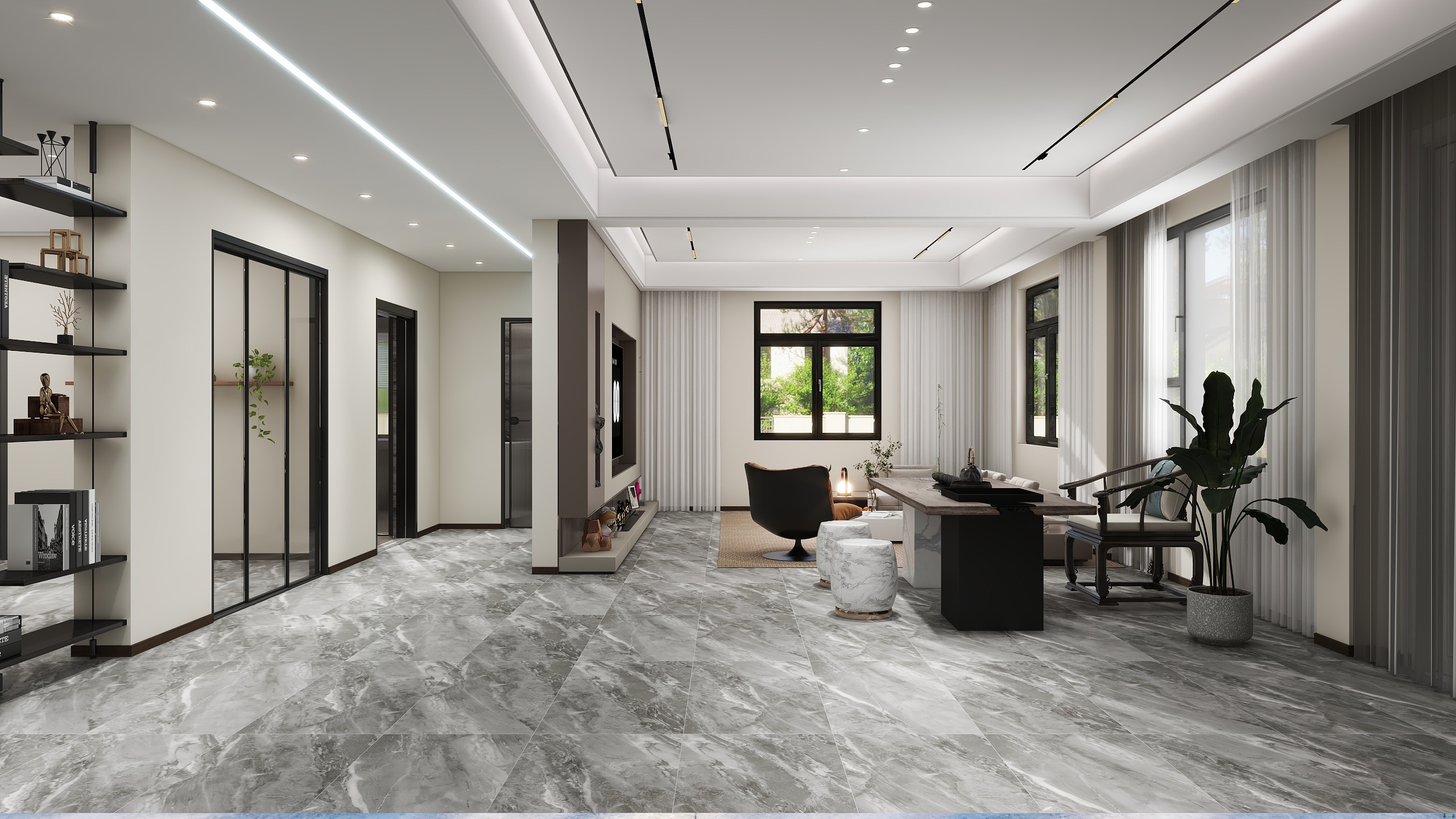 一丁设计.-249㎡1室-装修设计方案