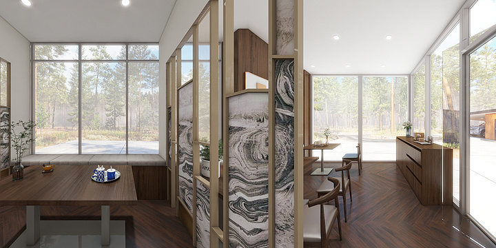 龍飛空間設計-咖啡馆001-装修设计方案